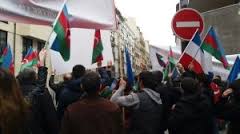 В Париже состоялась акция протеста против Армении - ФОТО