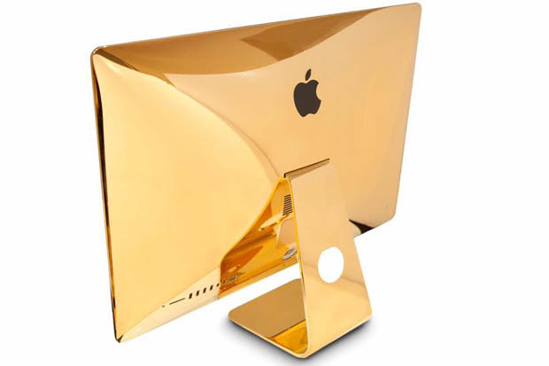 You can now buy gold-plated iMacs - for the same price as a two-bed flat