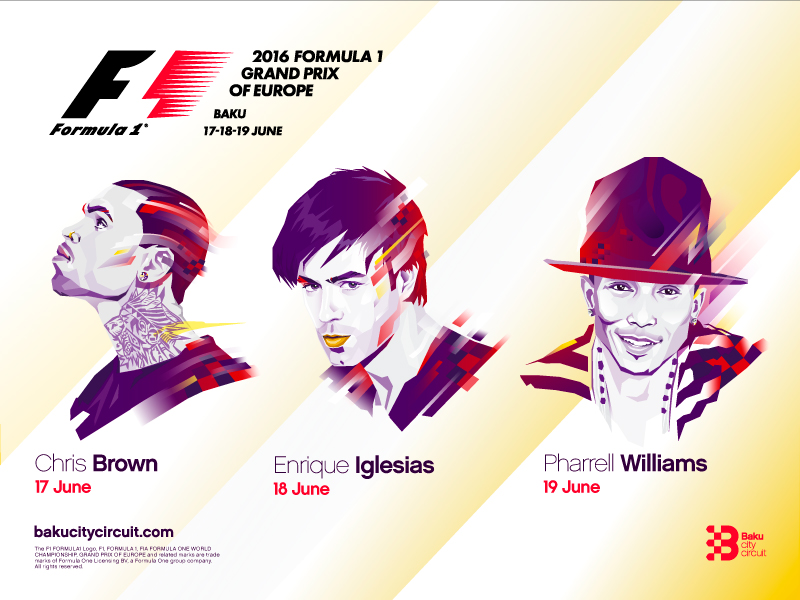 World stars to attend Formula 1 Grand Prix of Europe concert program declared