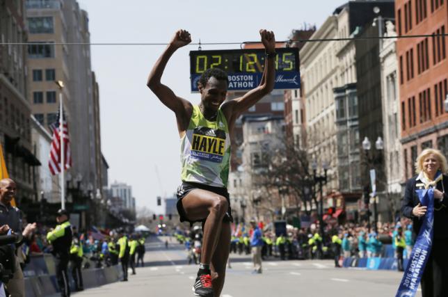 Ethiopians sweep Boston Marathon