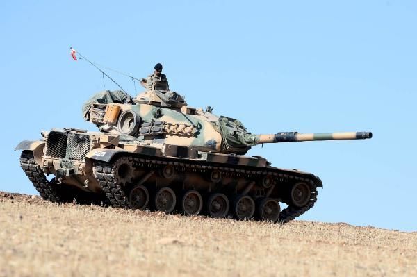 İŞİD yaraqlıları türk tankını vurdu