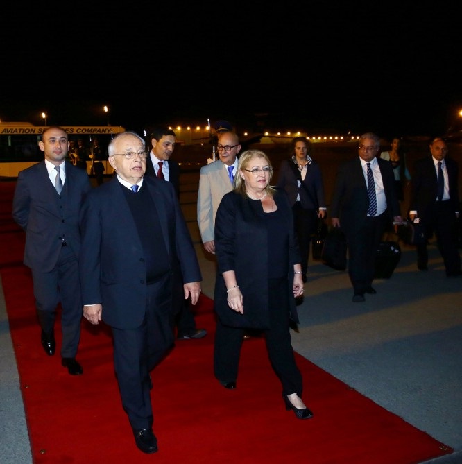 Президент Мальты прибыла с рабочим визитом в Азербайджан
