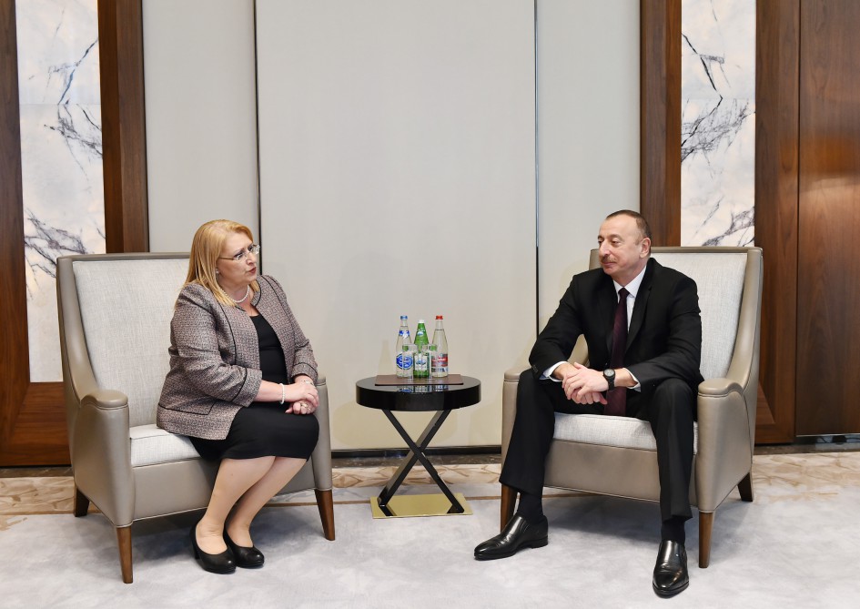İlham Əliyev Malta prezidenti ilə görüşdü