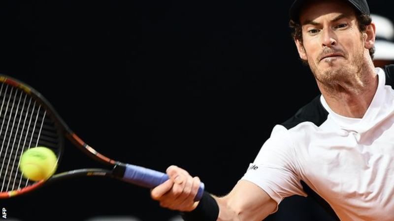 Briton 'hangs tough' to beat Novak Djokovic in Rome