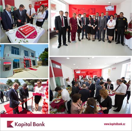 Kapital Bank открыл обновленный филиал в Шабране