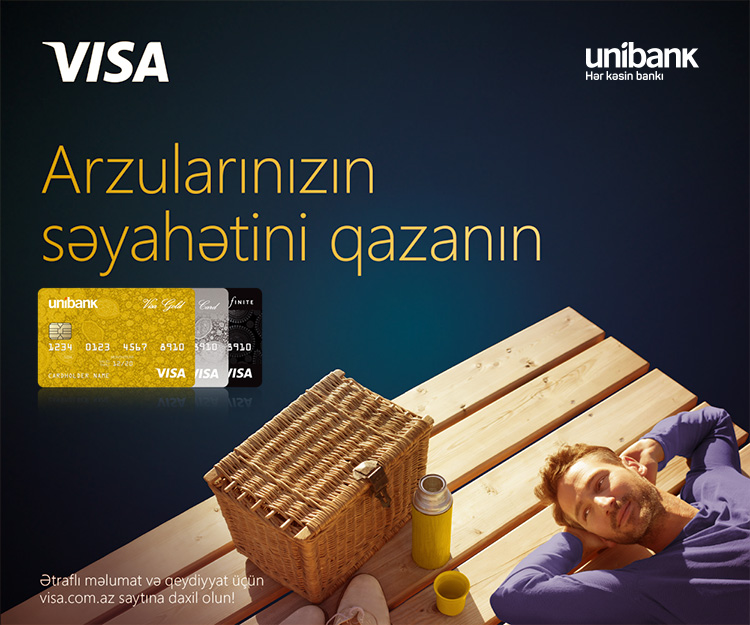 Unibank kartı ilə arzularınızın səyahətini edin!