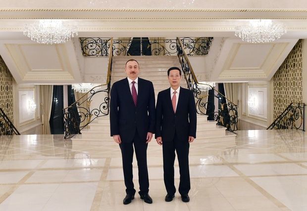 Ильхам Алиев встретился с Чжаном Гаоли