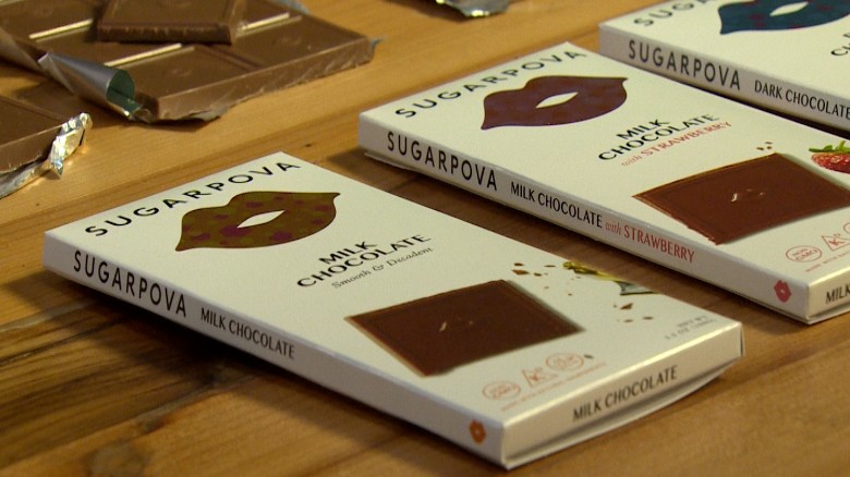  Maria Sharapova launched new chocolate line