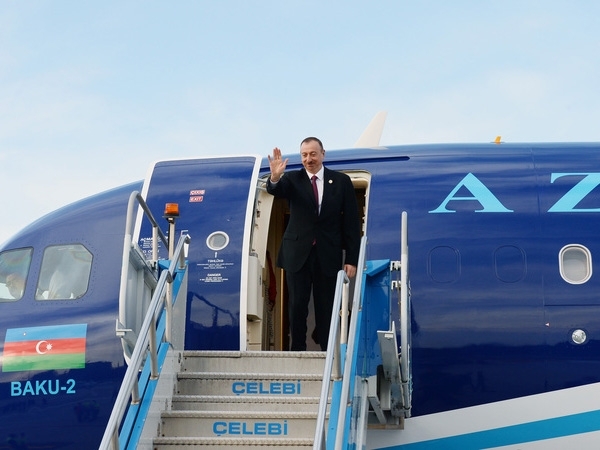 Ильхам Алиев в Германии