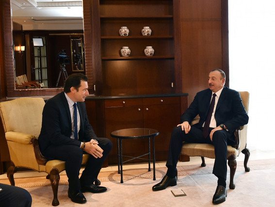 Ильхам Алиев проводит встречи в Берлине