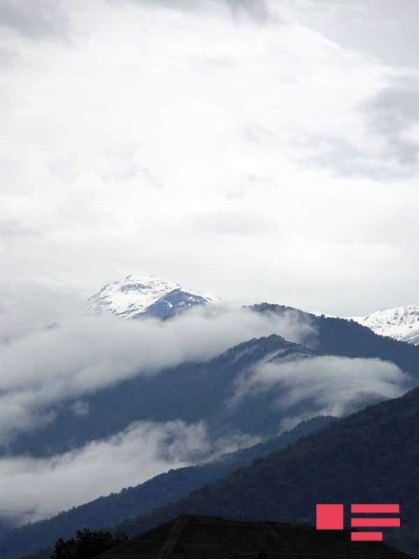 Zaqatalaya qar yağdı - FOTOLAR