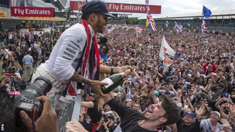 Lewis Hamilton 'blown away' by fans' 'love' after British GB win