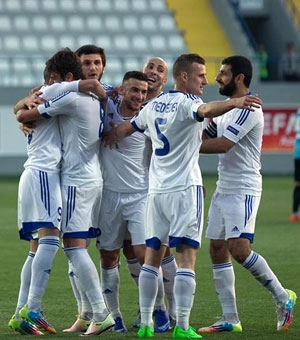 Azerbaijan's Garabakh FC wins Luxembourg's Dudelange: 2:0