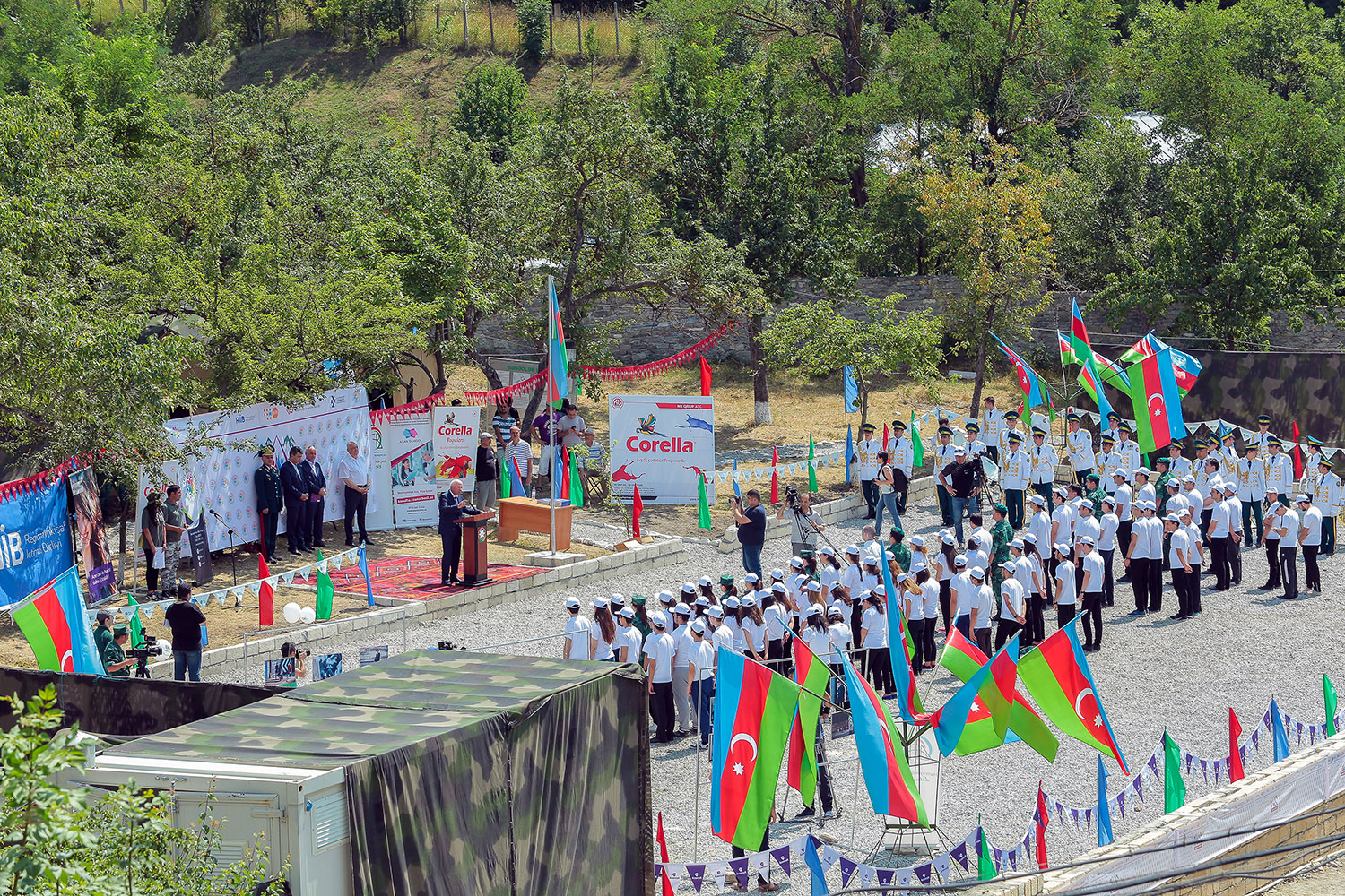 ASAN Könüllülərinin “Həmrəylik Düşərgəsi”nin açılış mərasimi keçirildi - FOTOLAR