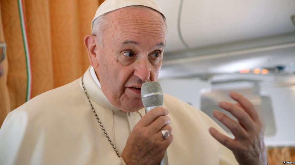 Roma papası: “Dünya müharibədədir”