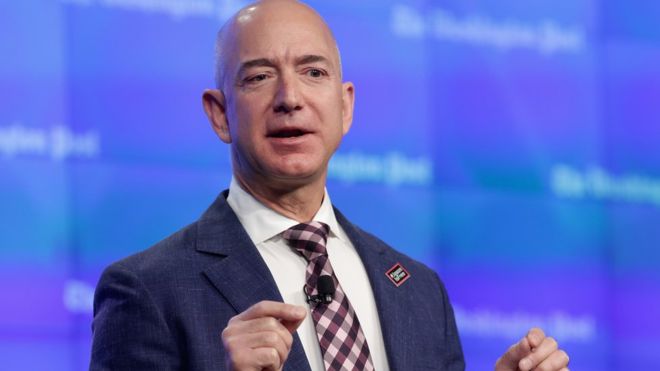 Amazon boss becomes world's third richest