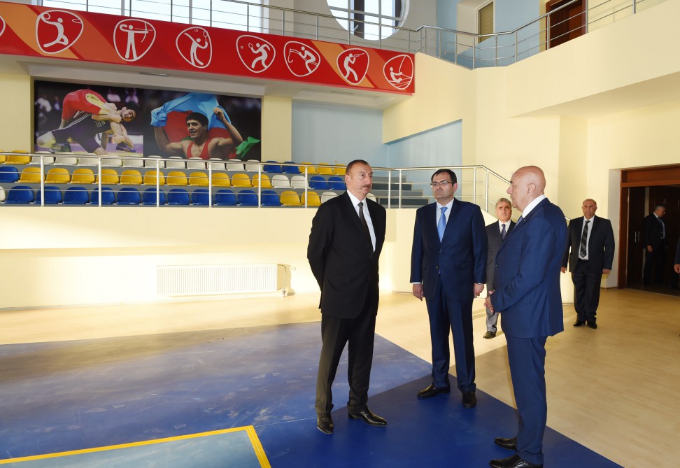 President Aliyev views Olympic Sport Complex in Ismayilli after major overhaul