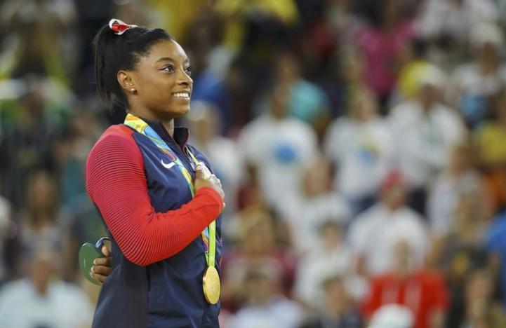 Biles wins women's vault gold