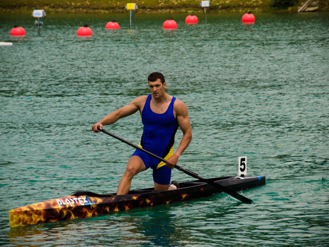 Azerbaijani canoe sprinter in finals at Rio 2016