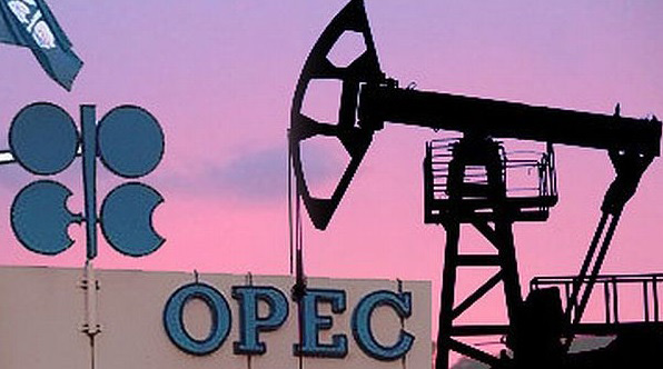 OPEC oil price down