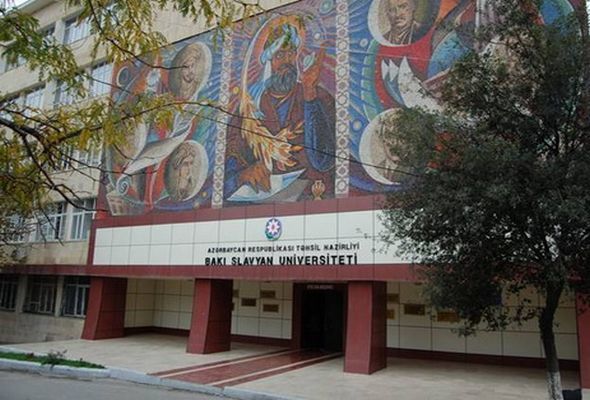 BSU binasındakı mozaika söküldü – FOTOLAR