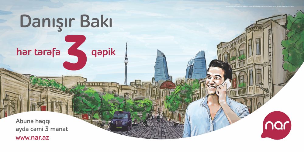 Nar has presented Baku Calling tariff to the capital residents