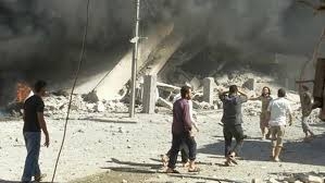 Suriyada bazarın bombalanması nəticəsində azı 25 nəfər ölüb