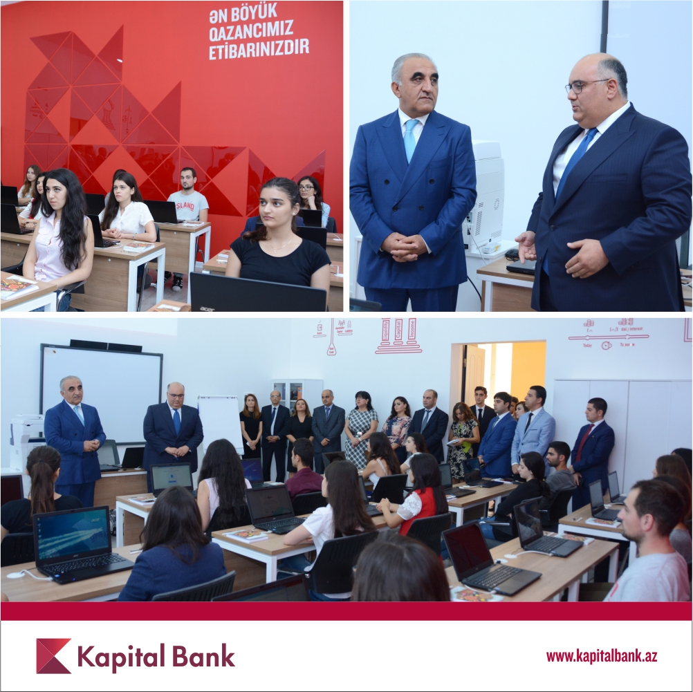 При поддержке Kapital Bank в Экономическом Университете был открыт кабинет «Инновационный Банкинг»