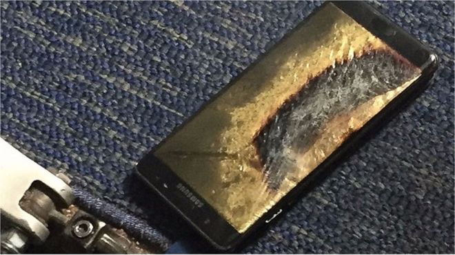 ‘Fixed Samsung Galaxy Note 7' catches fire on plane