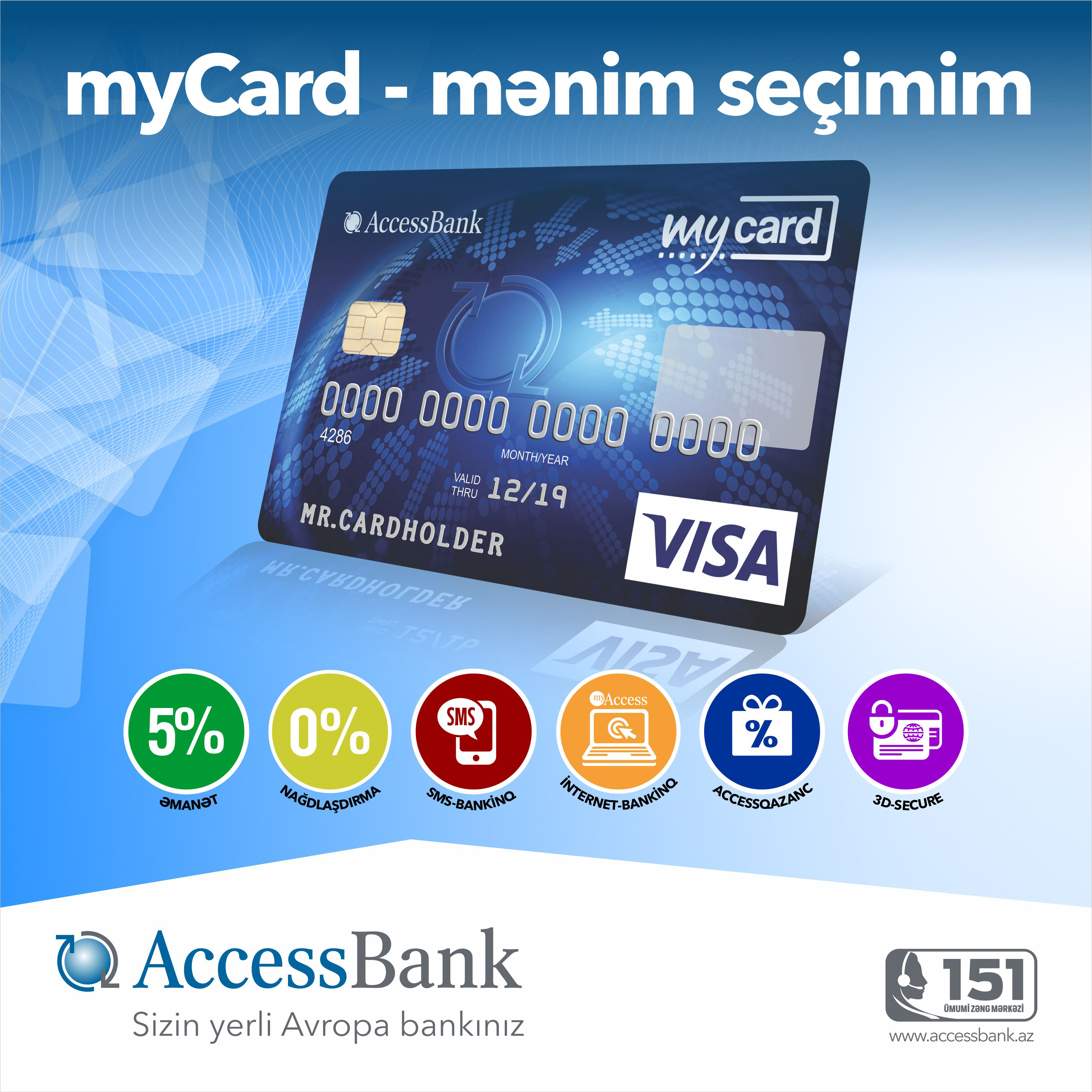 AccessBank-ın təklif etdiyi myCard indi daha da cəlbedici oldu