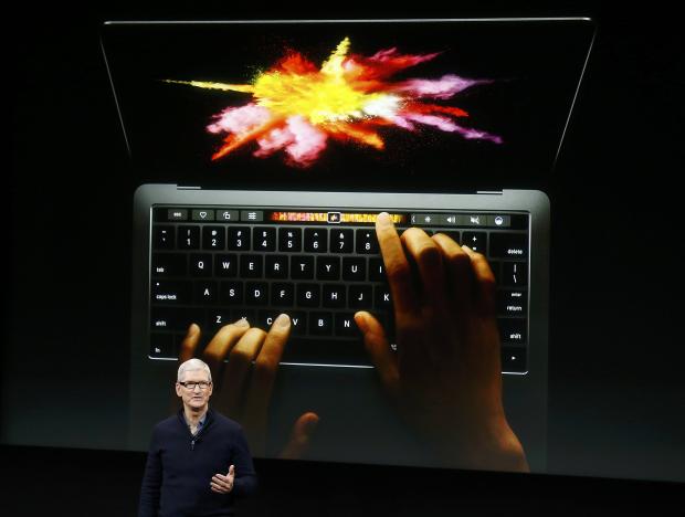 Apple adds touch screen keys to MacBook Pro
