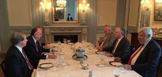 Foreign ministers of Azerbaijan and Armenia dined together 