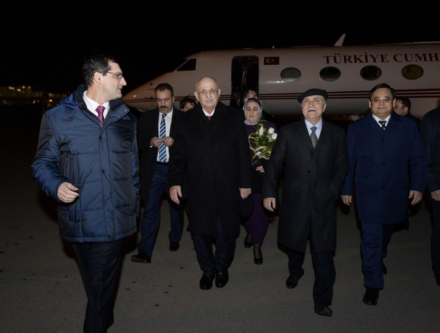 Speaker of Turkish parliament arrives in Azerbaijan