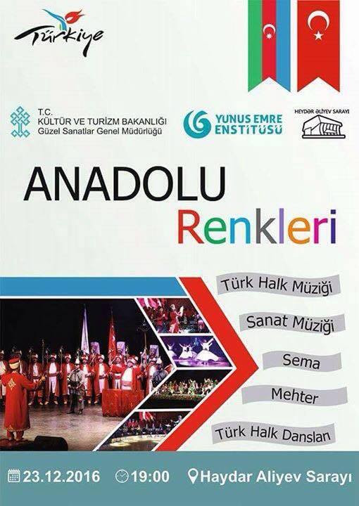 Bakıda türk musiqisi konserti keçiriləcək