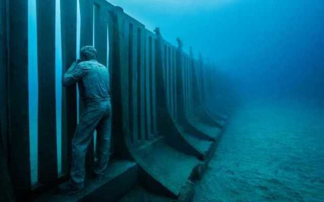 Появился музей подводных скульптур - ВИДЕО