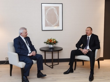 President Ilham Aliyev met with LUKOIL president