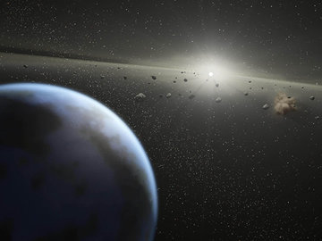 Earth narrowly dodges three large asteroids