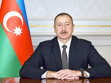 President Ilham Aliyev awards group of young people
