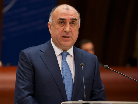 Elmar Məmmədyarov Dmitri Roqozinlə görüşüb