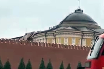 Ураган зацепил Кремль - ВИДЕО