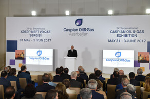 Prezident İlham Əliyev  konfransının açılışında iştirak edib