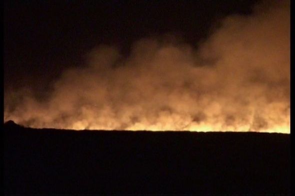 Армяне устроили пожар на оккупированных территориях Азербайджан