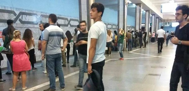 Bakı metrosunda həyacanlı anlar: Maşinist qatarı...