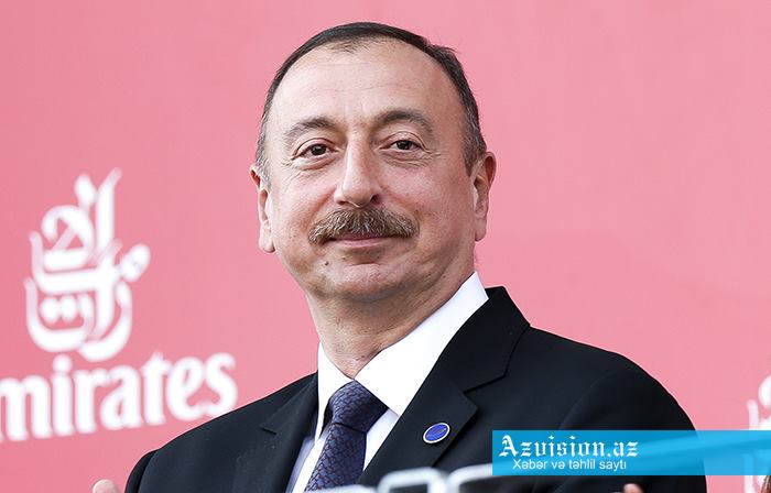 Ильхам Алиев в Нефтчале 
