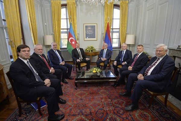 В Женеве началась встреча президентов Азербайджана и Армении - ФОТО