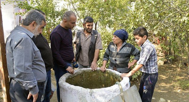 Lənkəranda quyudan isti su çıxdı