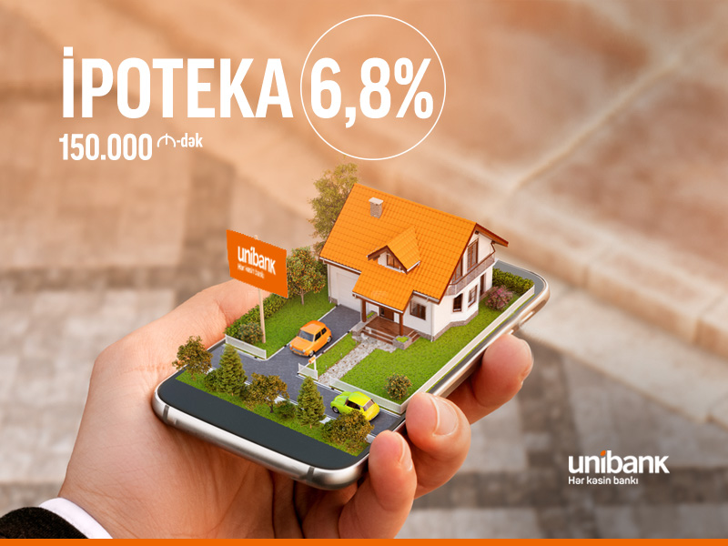 Unibank снизил процентную ставку по ипотеке до 6,8%