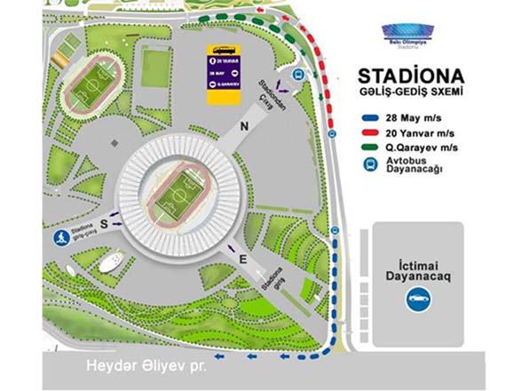 Bakı Olimpiya Stadionu azarkeşlərə müraciət etdi