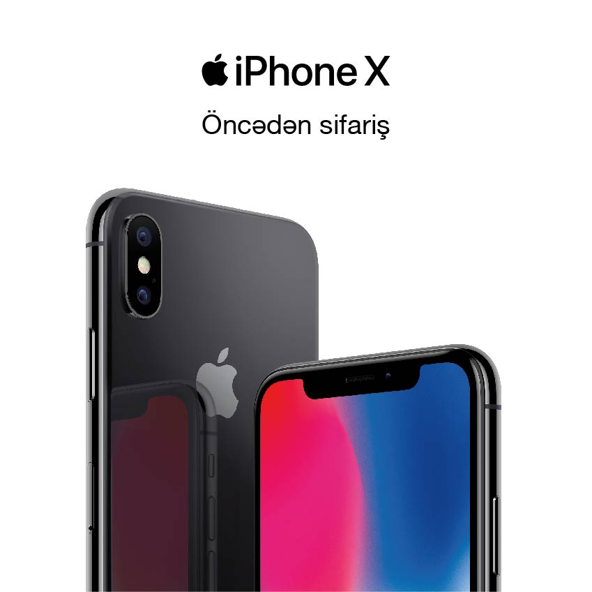 Get iPhone X from Azercell with Unlimited internet!
