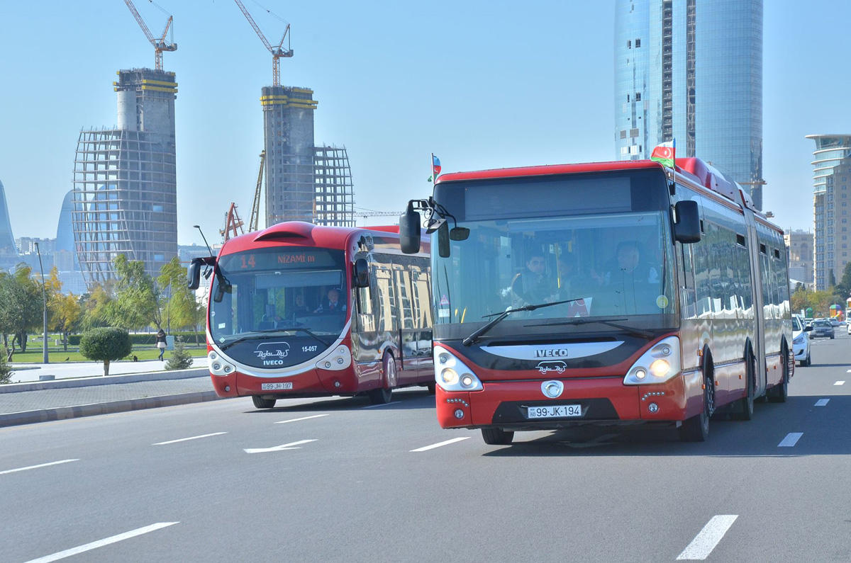 Bayramda avtobuslar gecə saat 01:00-ə qədər işləyəcək